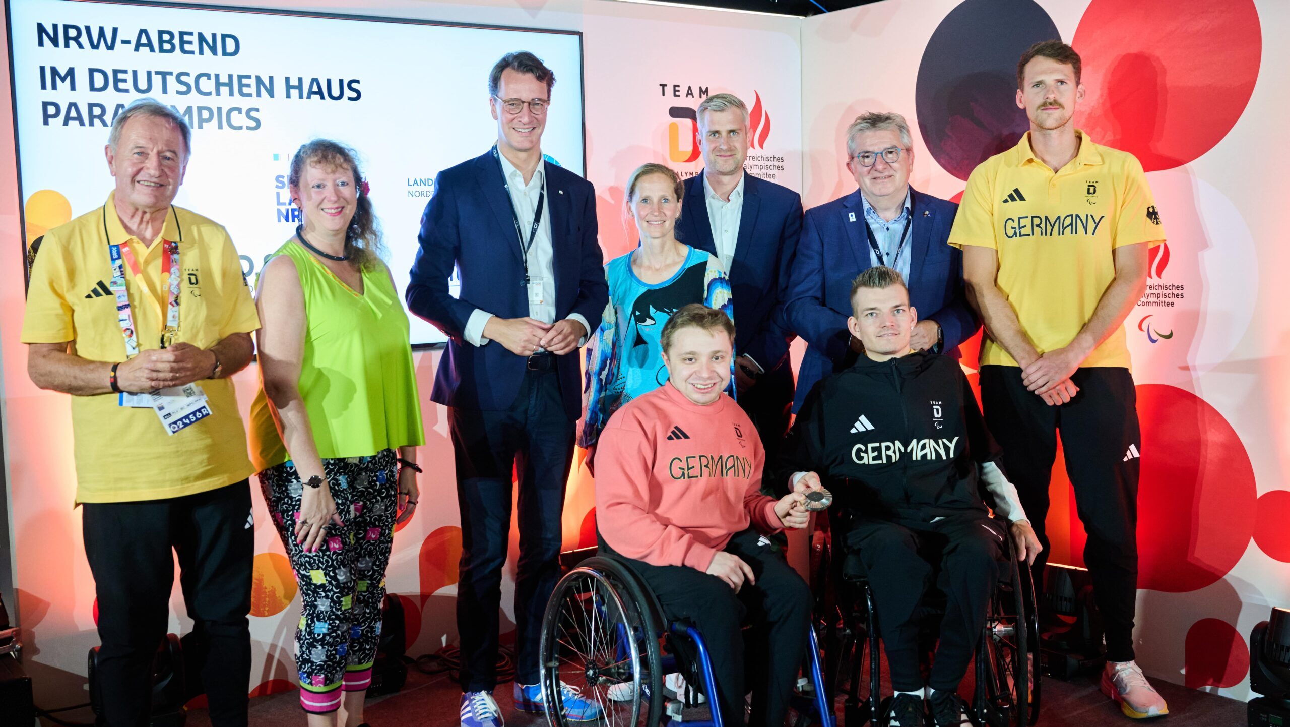 Stimmungsvoller NRW-Abend im Deutschen Haus bei Paralympics in Paris